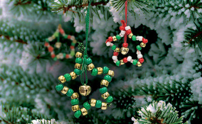 Jingling Bead Star Ornaments