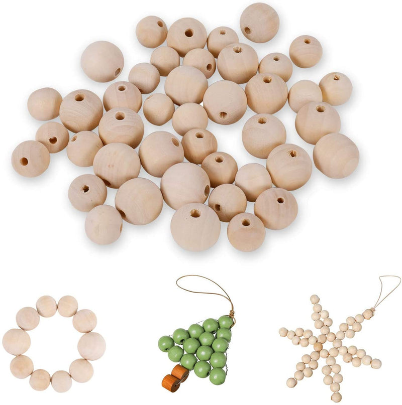 Wooden Beads Set Arts&Crafts Threading Beads Lacing Stringing Beads