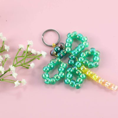 2600+pcs Transparent AB Color Rainbow Plastic Craft Pony Beads Kit