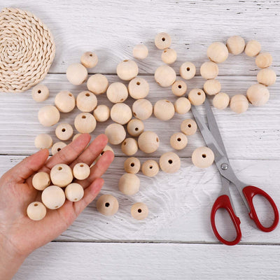 Wooden Beads Set Arts&Crafts Threading Beads Lacing Stringing Beads
