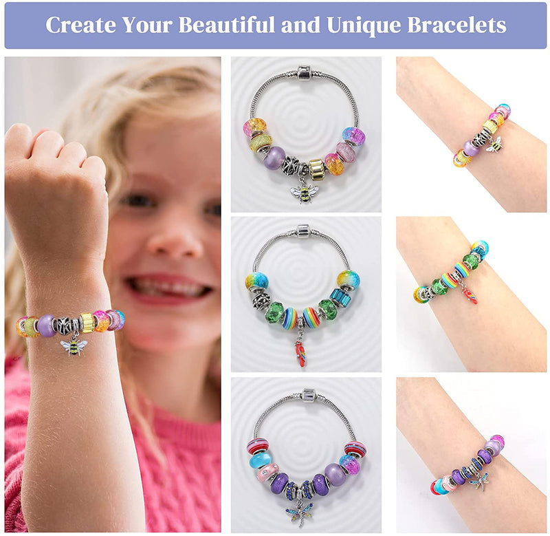 50pcs Charm Bracelet Making Kit