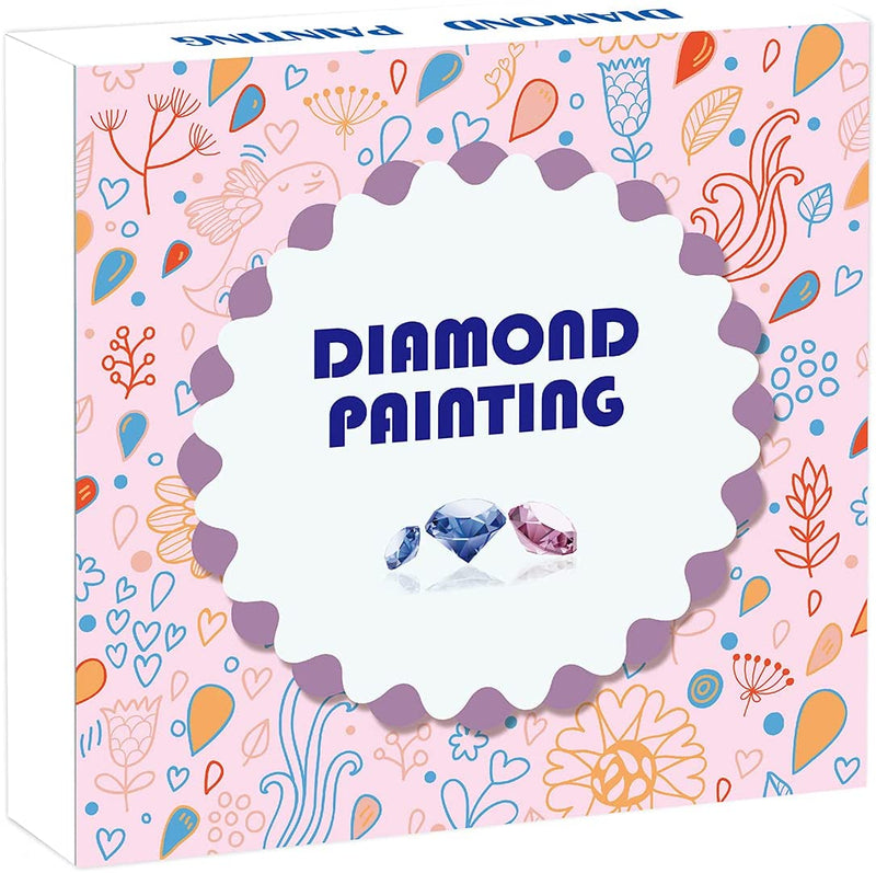 5D Diamond Painting for Kids with Wooden Frame, Mermaid