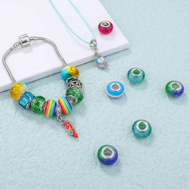 50pcs Charm Bracelet Making Kit