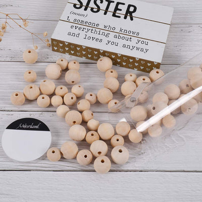 Wooden Beads Set Arts&Crafts Threading Beads Lacing Stringing Beads