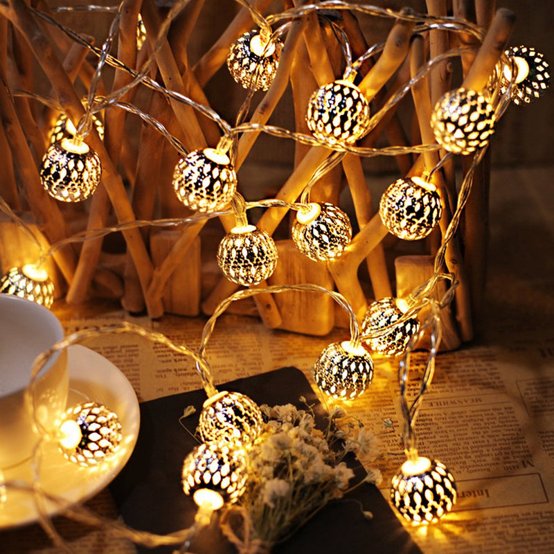 Chicgrowth Fairy String Lights Solar 40 LED Light 19.7FT Moroccan Warm