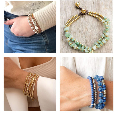 3500 Pieces Metal Plated Plastic Round Beads and Faceted Spacer Beads, Gold&Silver
