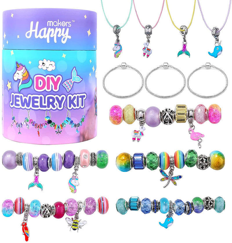 50pcs Charm Bracelet Making Kit