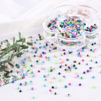 3mm 8/0 Glass Seed Beads Kit B3 Color for DIY Crafting