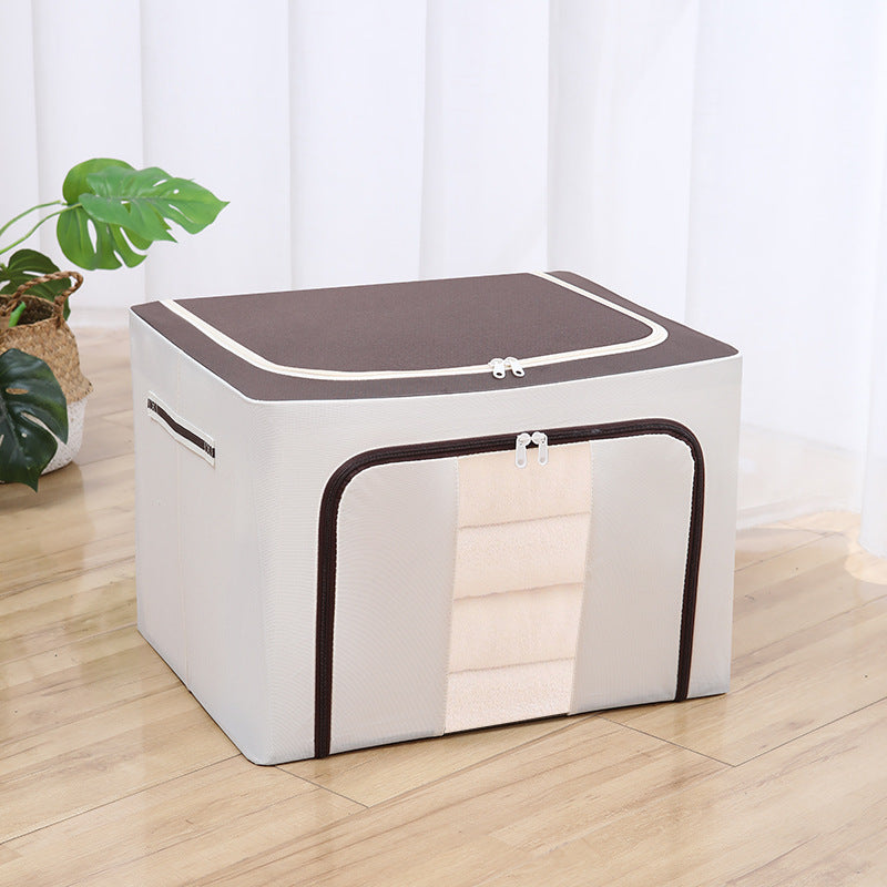 Chicgrowth Fabric Storage Bins Collapsible Closet Organizer Cube Beige